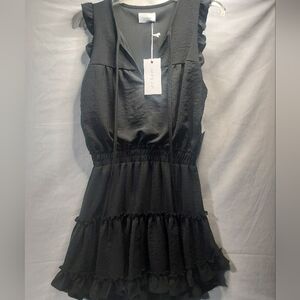 NWT Adrienne Elenor Dress -‎ Black